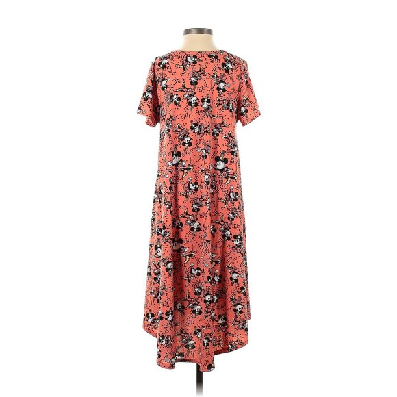 LuLaRoe Carly Swing Dress High/Low Size Small (Oversized) Minnie Mouse Print - Picture 2 of 2